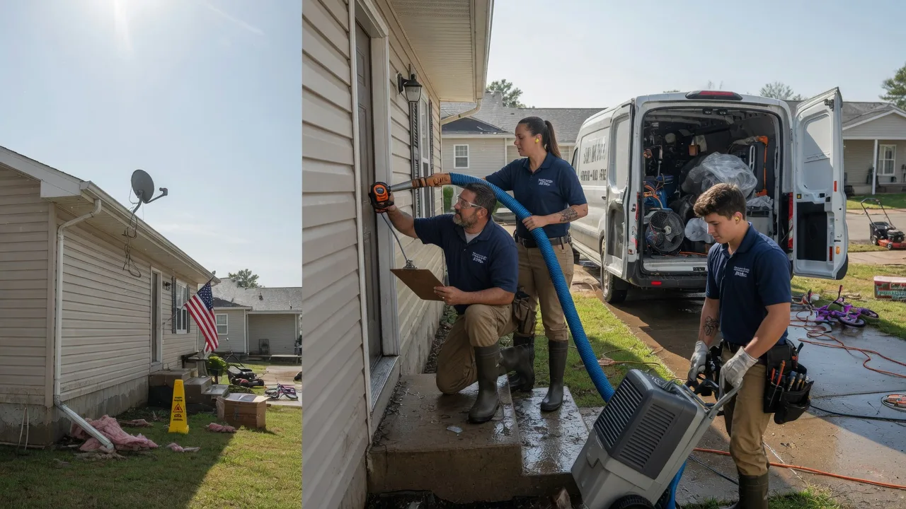 Ceiling Water Damage Restoration in Howe, IN near me
